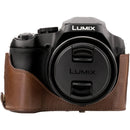 MegaGear Ever Ready Case for Lumix DS-FZ80/FZ82 (Dark Brown)