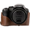 MegaGear Ever Ready Case for Lumix DS-FZ80/FZ82 (Dark Brown)