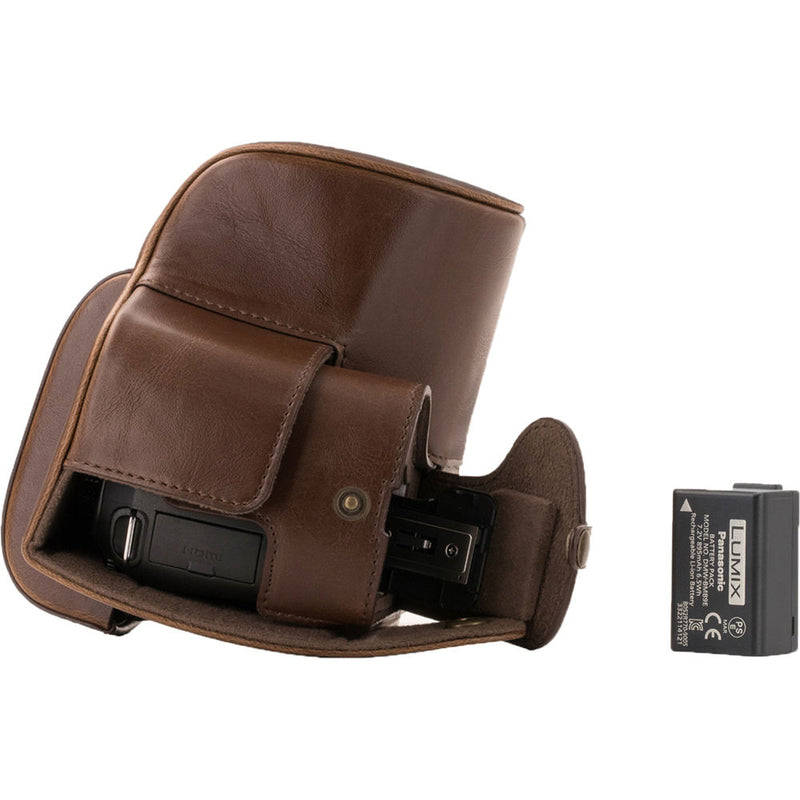 MegaGear Ever Ready Case for Lumix DS-FZ80/FZ82 (Dark Brown)