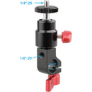 CAMVATE 15mm Rod Clamp with Shoe Mount Adapter