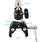 CAMVATE Crab Clamp with 5/8"-27 Ball Head Mount for Microphone
