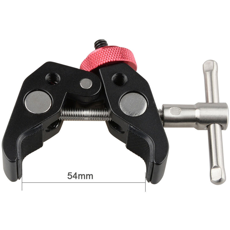 CAMVATE Super Clamp with 1/4"-20 to 1/4"-20 Screw Converter