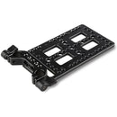 CAMVATE Multi-Purpose Mounting Cheese Plate with Railblock (Black Levers)