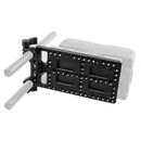 CAMVATE Multi-Purpose Mounting Cheese Plate with Railblock (Black Levers)