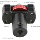 CAMVATE 15mm Micro Rod Mount with Knurled 1/4"-20 Locknut