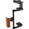 CAMVATE Universal Camera Cage with Top Handle and Wooden Handgrip