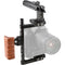 CAMVATE Universal Camera Cage with Top Handle and Wooden Handgrip