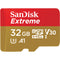 SanDisk 32GB Extreme UHS-I microSDHC Memory Card with SD Adapter Kit (3-Pack)