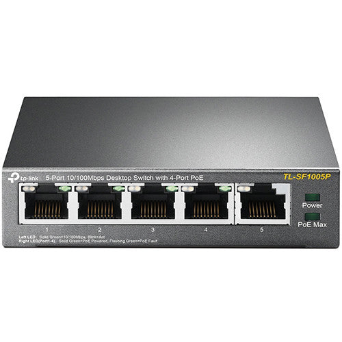 TP-Link TL-SF1005P 5-Port Fast Ethernet PoE Unmanaged Switch