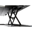 Luxor Two-Tier Pneumatic Standing Desk Converter (Black)