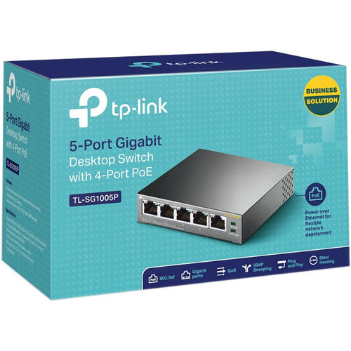 TP-Link TL-SG1005P 5-Port Gigabit PoE Unmanaged Switch