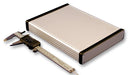 HAMMOND 1455R2201 Metal Enclosure, 1455 Series, Extruded With Metal End Panels, Instrument, Aluminium, 30.5 mm