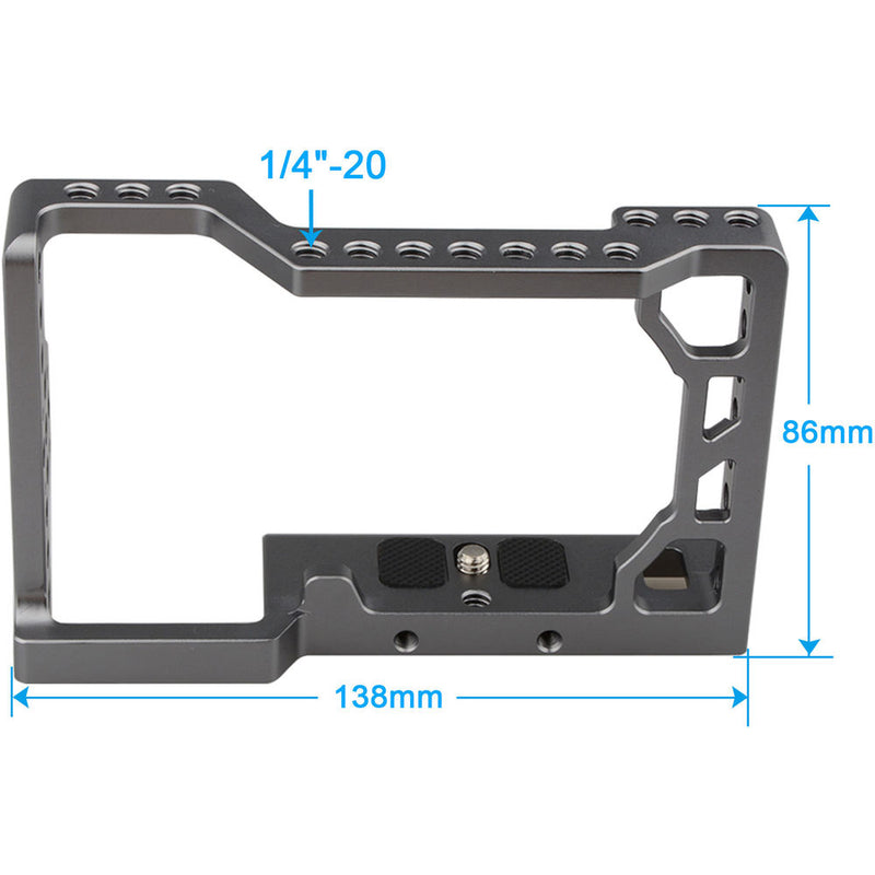 CAMVATE Camera Cage for Sony a6500 (Titanium)