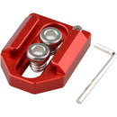 CAMVATE C1621 Dual 1/4"-20 Mount to Shoe Adapter (Red)