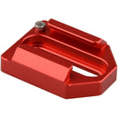 CAMVATE C1621 Dual 1/4"-20 Mount to Shoe Adapter (Red)