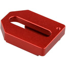 CAMVATE C1621 Dual 1/4"-20 Mount to Shoe Adapter (Red)