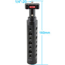 CAMVATE Cheese Handle Grip Micro Rod Mount Stabilizer with 1/4" & 3/8" Thread for Light Monitor