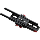 CAME-TV Sliding Baseplate System with 15mm Rods for Sony FS7