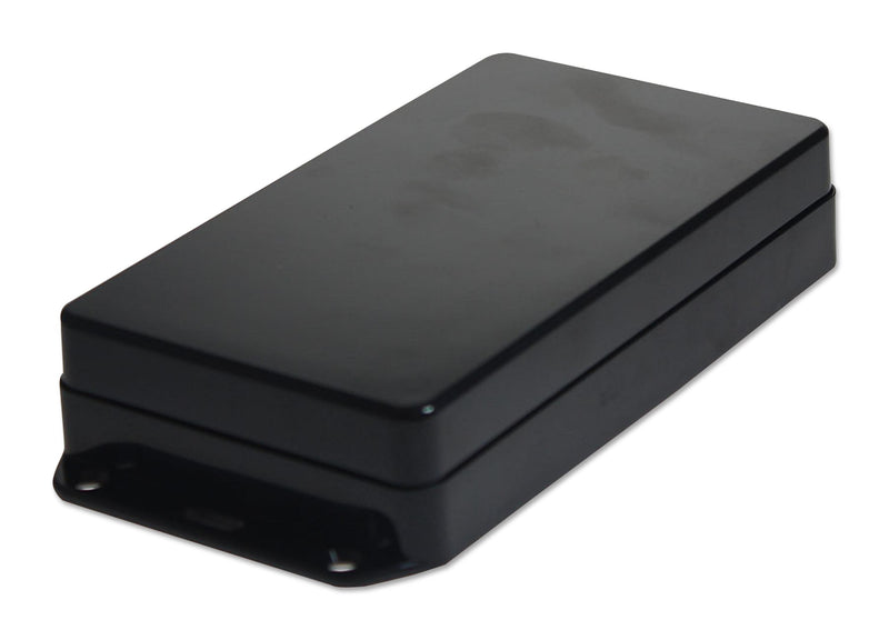 CAMDENBOSS BIM2030/IP-BLK IP65 Black ABS Enclosure with Flanged Lid - 162x82x31mm