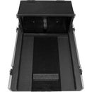 ProX Heavy-Duty Flight Case with Doghouse and Wheels for Yamaha QL1 Studio Mixer Console (Silver on Black)