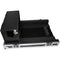 ProX Heavy-Duty Flight Case with Doghouse and Wheels for Yamaha QL1 Studio Mixer Console (Silver on Black)