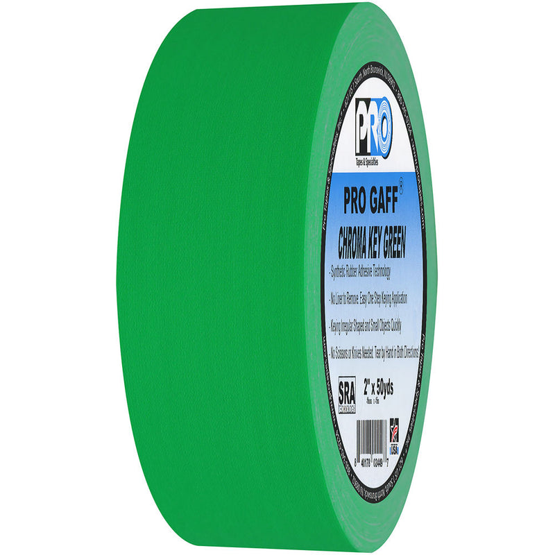 ProTapes Pro Gaff Adhesive Tape (3" x 50 yd, Chroma Key Green)