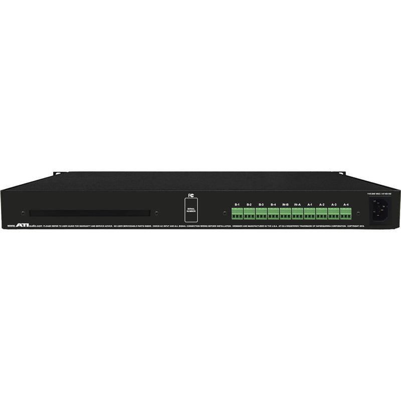 ATI Audio Inc Dual 1x4 Low-Noise Analog Distribution Amplifier (Phoenix Connector)