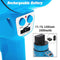 Pyle Pro PMP67WLTB 40W Waterproof Megaphone with Siren, LED Lights, and Rechargeable Battery (Blue)