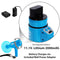 Pyle Pro PMP67WLTB 40W Waterproof Megaphone with Siren, LED Lights, and Rechargeable Battery (Blue)