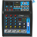 Pyle Pro PMXU43BT Compact 4-Channel, Bluetooth-Enabled Audio Mixer