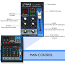 Pyle Pro PMXU43BT Compact 4-Channel, Bluetooth-Enabled Audio Mixer