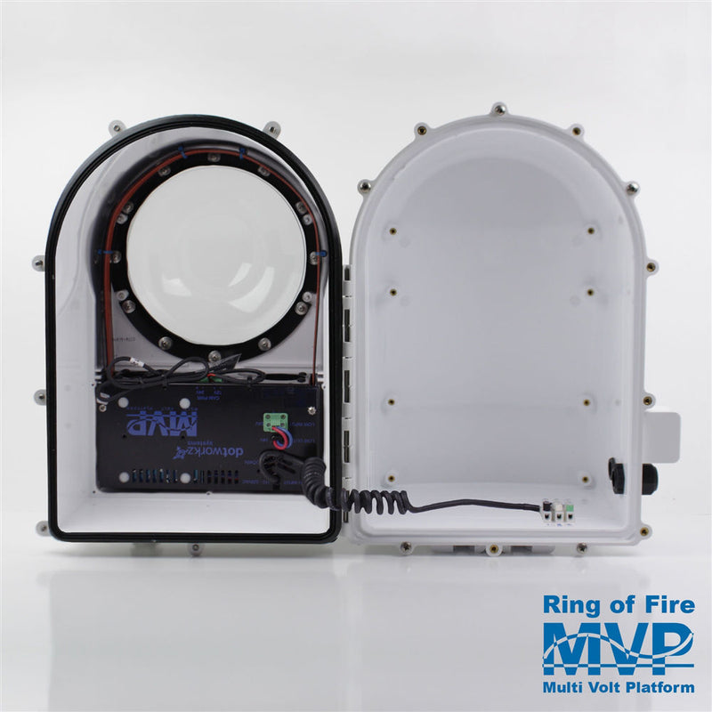 Dotworkz D3 Ring of Fire De-Icing Outdoor Enclosure with MVP & Tinted Lens