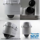 Dotworkz D3 Tornado Dual Blower Outdoor Camera Enclosure with Multi-Volt Platform & Tinted Lens