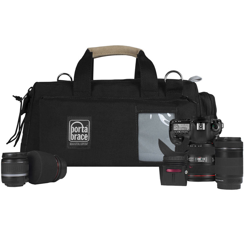 Porta Brace Dual-Zipper Camera Bag for Canon 5D Mark IV and Accessories (Black)