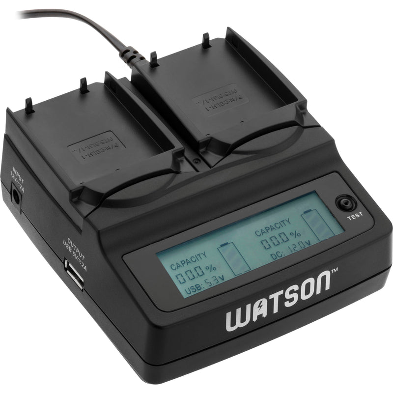 Watson Duo LCD Charger with Two NP-FZ100 Battery Plates