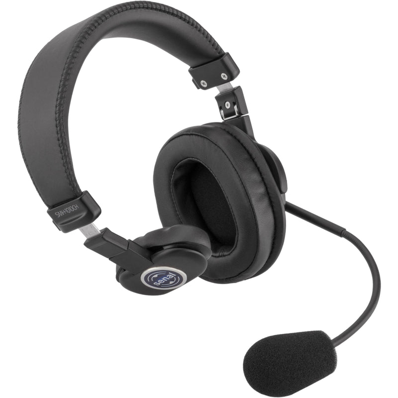 Senal SMH-1010CH Single-Sided Communication Headset with 5-Pin XLRM Cable for Telex System