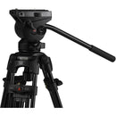 E-Image EG04AS 2-Stage Aluminum Tripod System with GH04 Dual-Base Fluid Head