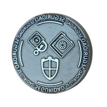 Entrust Tactile Impression Die (0.9", Seguridad Spanish Design)
