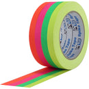 ProTapes Pro Spike Stack Fluorescent Cloth Tape Set (Four 1" x 60' Rolls)