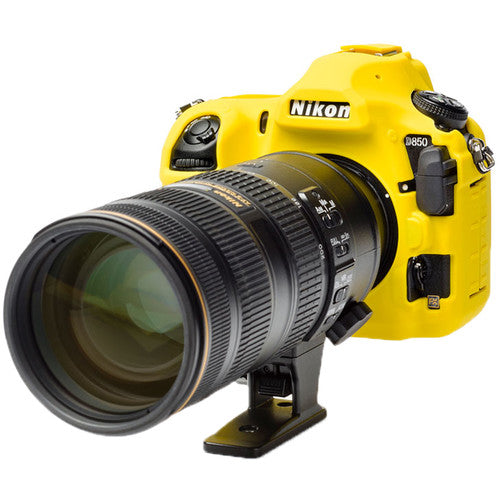 easyCover Silicone Protection Cover for Nikon D850 (Yellow)