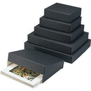Lineco Drop-Front Archival Box (11.5 x 17.5 x 3", Black)