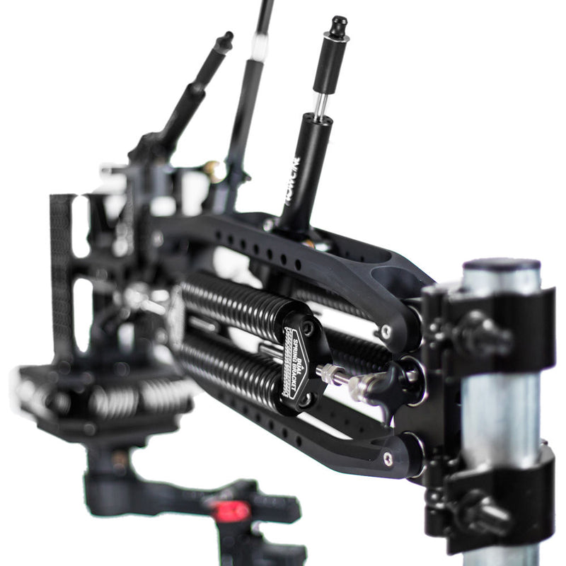 FLOWCINE Black Arm Complete Dampening System with 57 - 75 lb Anti-Vibration Mount & Pro Case