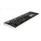 LogicKeyboard Large Print ALBA Mac Pro American English Keyboard (White on Black)