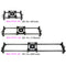 CAME-TV Adjustable-Length Slider (110 lb Payload)