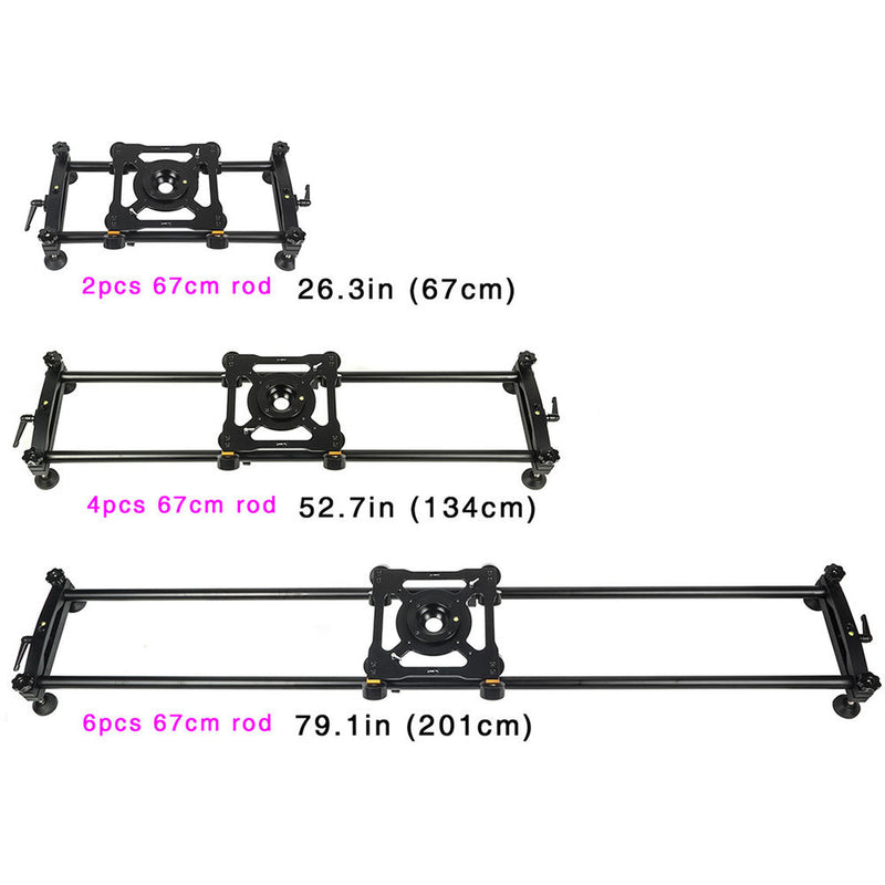 CAME-TV Adjustable-Length Slider (110 lb Payload)