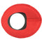 Bluestar Zacuto Oval Large Eyecushion (Red Ultrasuede)