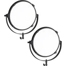 CAME-TV L2500S High CRI Bi-Color SMD LED Round Panel 2-Light Kit