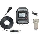 Zoom F1-LP Portable Field Recorder with Lavalier Microphone Kit