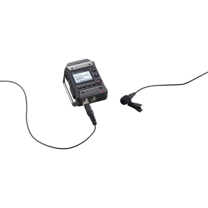 Zoom F1 Field Recorder with Lavalier Microphone