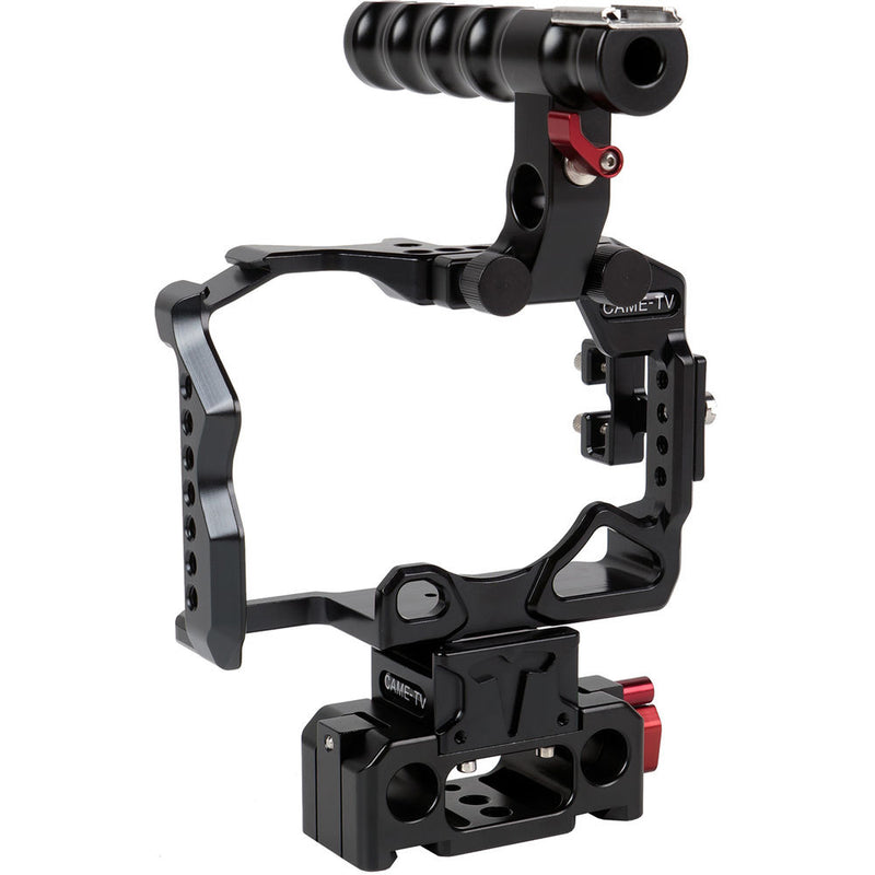 CAME-TV Camera Cage Rig with 15mm Rod System for Sony Alpha a7R III